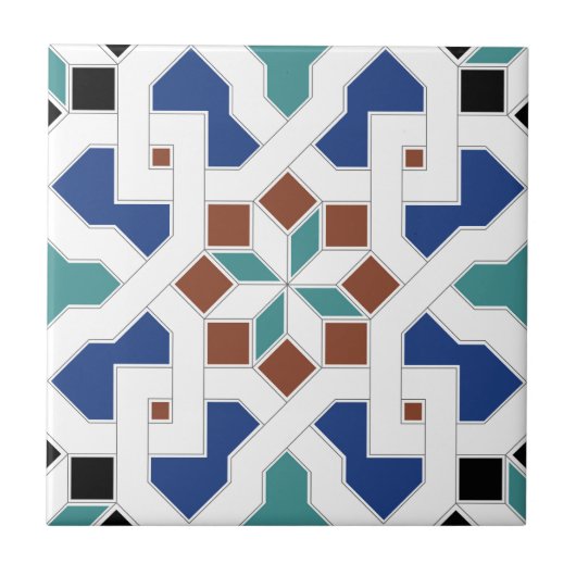 Geometric Pattern - Oriental Design Pt.4 Fliese (Vorderseite)
