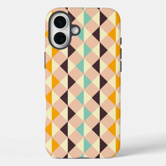 Geometric pattern overlapping diamonds & triangle Case-Mate iPhone hülle (Rückseite)