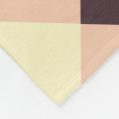 Geometric pattern overlapping diamonds & triangle fleecedecke (Ecke)