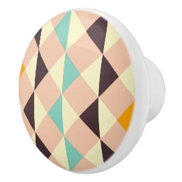 Geometric pattern overlapping diamonds & triangle keramikknauf