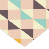 Geometric pattern overlapping diamonds & triangle kurzer tischläufer (Ecke)