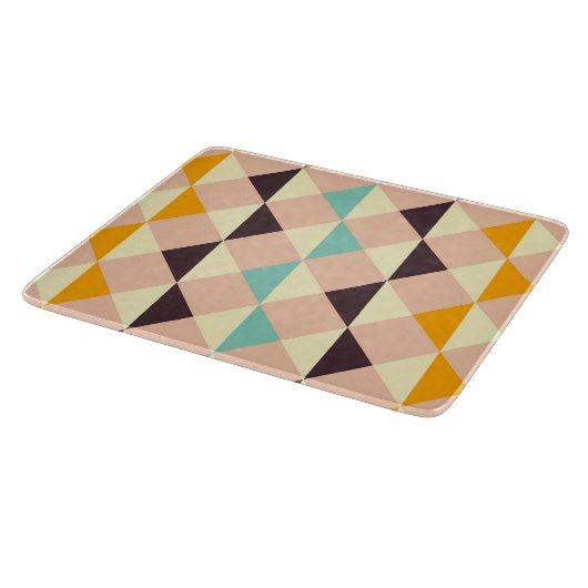 Geometric pattern overlapping diamonds & triangle schneidebrett (Ecke)