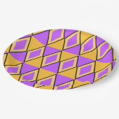 Geometric Pattern Pappteller (Schrägansicht)