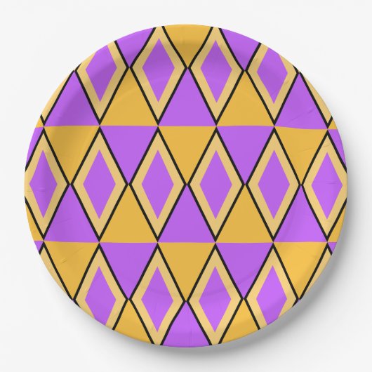 Geometric Pattern Pappteller (Vorderseite)
