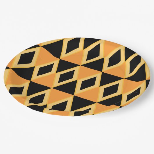 Geometric Pattern Pappteller (Schrägansicht)