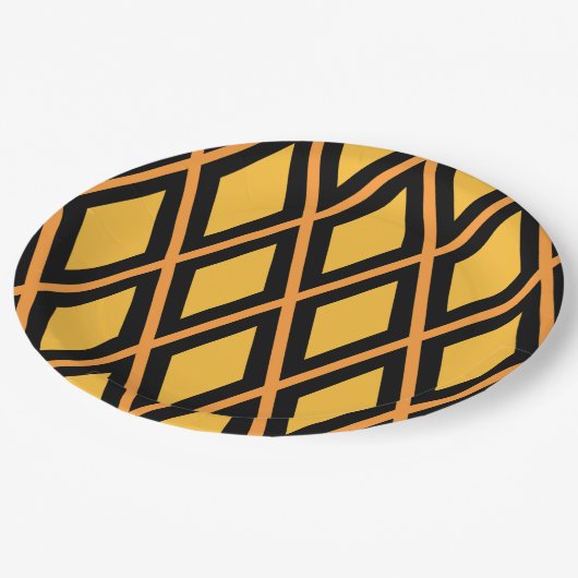 Geometric Pattern Pappteller (Schrägansicht)