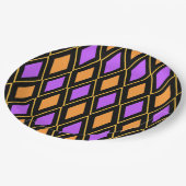 Geometric pattern pappteller (Schrägansicht)