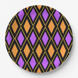 Geometric pattern pappteller