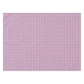 Geometric pattern retro pink diamonds tischdecke (Vorderseite (Horizontal))