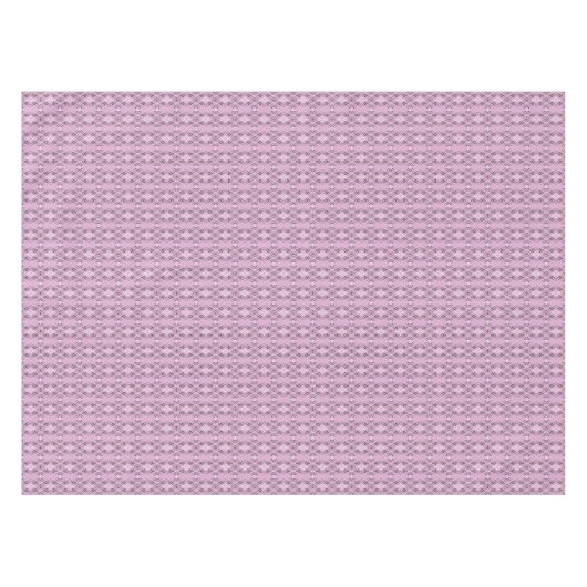 Geometric pattern retro pink diamonds tischdecke (Vorderseite (Horizontal))