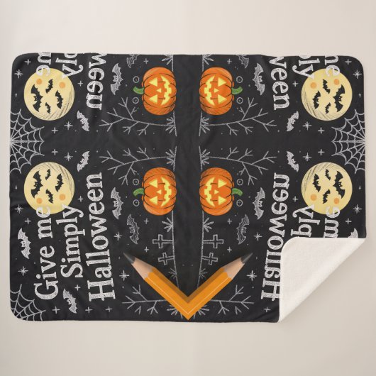 Geometric Pattern Sherpa Blanket Sherpadecke (Vorderseite (Horizontal))