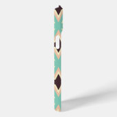 Geometric pattern with alternating dark star shape Case-Mate iPhone hülle (Rückseite / Rechts)