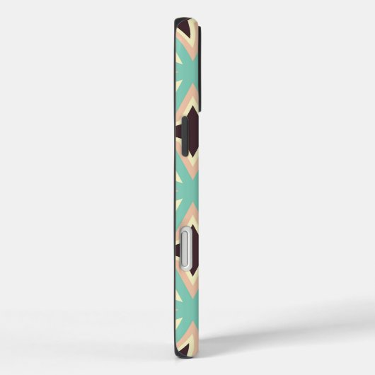 Geometric pattern with alternating dark star shape Case-Mate iPhone hülle (Rückseite / Rechts)