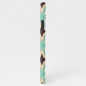 Geometric pattern with alternating dark star shape iPhone hülle (Rechte Seite)