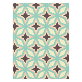 Geometric pattern with alternating dark star shape tischdecke
