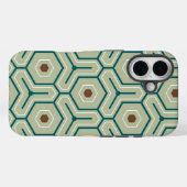 Geometric pattern with interlocking hexagons Case-Mate iPhone hülle (Rückseite (Horizontal))