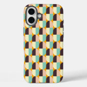 Geometric pattern with overlapping half-circles Case-Mate iPhone hülle (Rückseite)