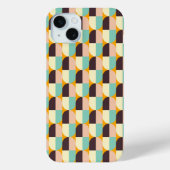 Geometric pattern with overlapping half-circles Case-Mate iPhone hülle (Rückseite)