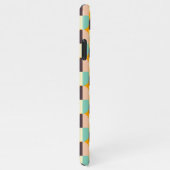 Geometric pattern with overlapping half-circles iPhone hülle (Rechte Seite)