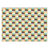 Geometric pattern with overlapping half-circles tischdecke (Vorderseite (Horizontal))