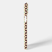  Geometric pattern with star shapes in brown and t Case-Mate iPhone Hülle (Rückseite / Rechts)