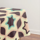  Geometric pattern with star shapes in brown and t Tischdecke (Beispiel)