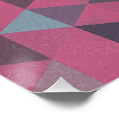 Geometric Pink Poster (Ecke)