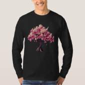 geometric poly vector Blossom into Spring Cherry B T-Shirt (Vorderseite)