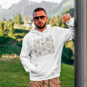 Geometric Pullover mit nahtlosem Muster