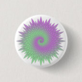 Geometric Purple and Green Button (Vorderseite)