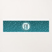 Geometric Purple and Green Yogamatte (Rückseite (Horizontal))