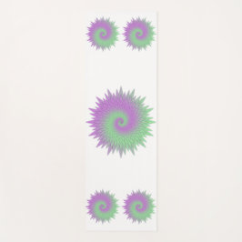 Geometric Purple and Green Yogamatte