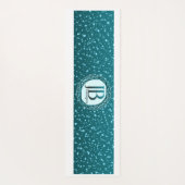 Geometric Purple and Green Yogamatte (Rückseite)