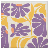 Geometric Purple and Yellow Pattern Fabric Stoff (Muster)