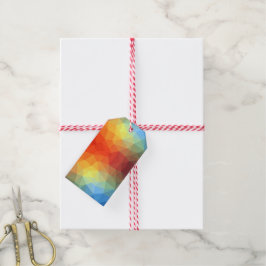 Geometric Rainbow Kaleidoscope Geschenkanhänger