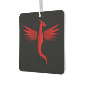 Geometric Red Dragon Autolufterfrischer (Links)