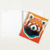Geometric Red Panda Planer (Anzeige)