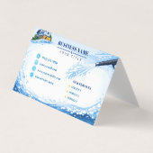 Geometric Residential pressure washing Flow Visitenkarten (Vorderseite)