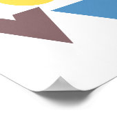 Geometric Retro Alphabet Poster (Ecke)