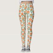 Geometric Rose Love Leggings (Vorderseite)