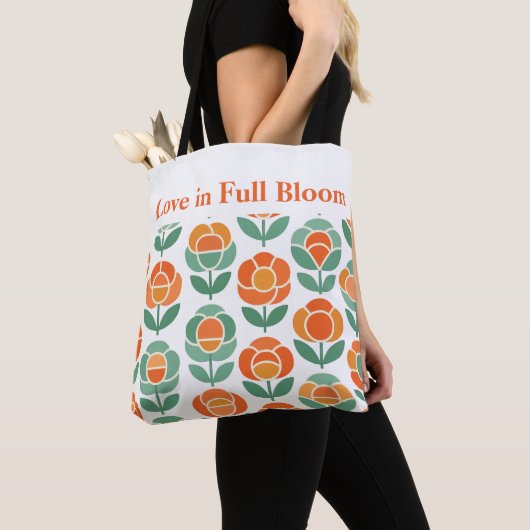 Geometric Rose Love - Love in full bloom Tasche (Von Nahem)