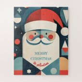 Geometric Santa Claus Puzzle (Vertikal)