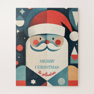 Geometric Santa Claus Puzzle