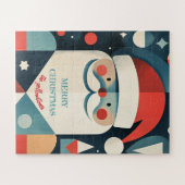 Geometric Santa Claus Puzzle (Horizontal)