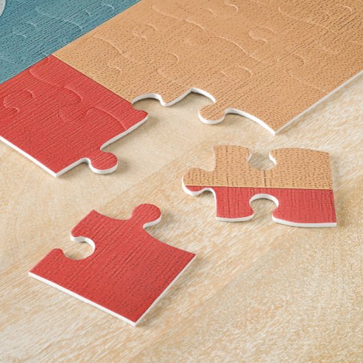 Geometric Santa Claus Puzzle (Seite)