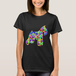 Geometric Schnauzer T-Shirt
