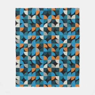 Geometric seamless mosaic tiles pattern, backgroun fleecedecke