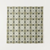 Geometric Seamless pattern background. Batik desig Wandteppich (Vorderseite)