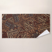 Geometric seamless pattern created in trendy ethni badehandtuch (Badehandtuch)