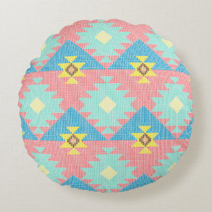 Geometric seamless pattern design, home decor ide rundes kissen